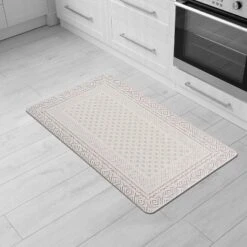 World Rug Gallery Bordered Bohemian Anti-Fatigue Standing Mat -Home Decoration Series GUEST 73b7f31e da7b 47a9 98f6 a6bdfdf25398