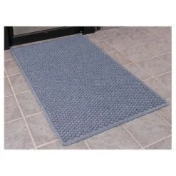 3'x4' Solid Dotted Doormat Blue - HomeTrax -Home Decoration Series GUEST 74987a39 fd08 4a14 ab29 3353deae0d49 1