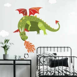 Dragon Peel And Stick Giant Wall Decal - RoomMates -Home Decoration Series GUEST 74cc94ea 6217 40e4 a573 bcbeaddd861f