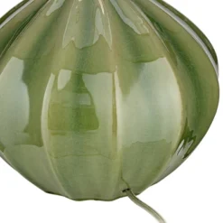 360 Lighting Gordy Modern Accent Table Lamp Handcrafted 20 1/2" High Ribbed Green Ceramic Oatmeal Fabric Drum Shade For Bedroom Living Room Bedside 14 360 Lighting Gordy Modern Accent Table Lamp Handcrafted 20 1/2" High Ribbed Green Ceramic Oatmeal Fabric Drum Shade For Bedroom Living Room Bedside -Home Decoration Series GUEST 753399ec 6a90 40ec 9e02 fb3b257e4c6c