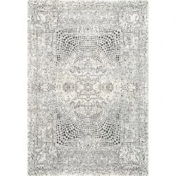 NuLOOM Leila Abstract Modern Medallion Area Rug -Home Decoration Series GUEST 7555b30c af3c 4977 883e aac69afefcb2