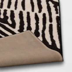 Abstract Lines Rug Black/Tan - Threshold™ -Home Decoration Series GUEST 757eb682 1900 4a81 83c1 dc0e6e4ba4cc