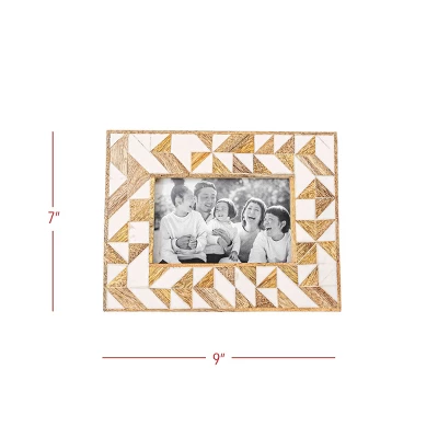 4x6 Inch Barn Quilt Picture Frame Wood, Resin, MDF, Metal & Glass By Foreside Home & Garden 9 4x6 Inch Barn Quilt Picture Frame Wood, Resin, MDF, Metal & Glass By Foreside Home & Garden - Image 7