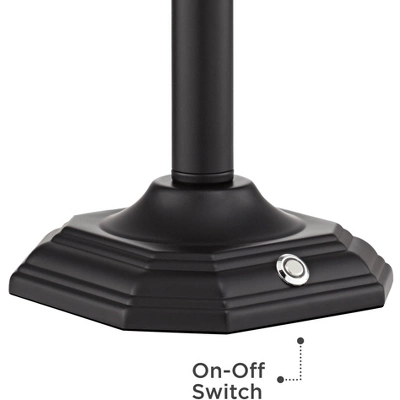 360 Lighting Grady Traditional Piano Banker Desk Lamp 16 1/2" High Black LED Adjustable Bronze Metal Shade For Bedroom Bedside Nightstand Kids Desk 6 360 Lighting Grady Traditional Piano Banker Desk Lamp 16 1/2" High Black LED Adjustable Bronze Metal Shade For Bedroom Bedside Nightstand Kids Desk - Image 4