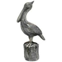 Sunnydaze Decor Sunnydaze Outdoor Polystone Nautical Pelican's Perch Garden Patio Lawn Landscape Statue - 22" - Gray -Home Decoration Series GUEST 7b31f5c3 d8d6 4792 b65a 316d7bf572e4