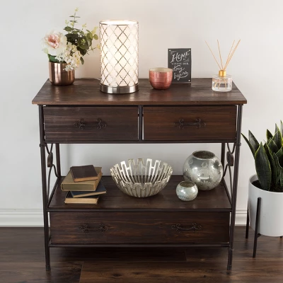 Tree Bark Pattern Uplight Table Lamp Medium Silver (Includes LED Light Bulb) - Lavish Home 7 Tree Bark Pattern Uplight Table Lamp Medium Silver (Includes LED Light Bulb) - Lavish Home - Image 5