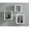 Dolle Floating Shelf Set Of Box Frames - White