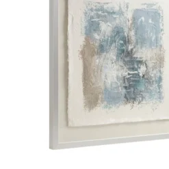 Ashlar Hand Painted Abstract Framed Glass And Matted Wall Art Blue - Madison Park -Home Decoration Series GUEST 7f17fbd2 aa4b 4305 bae9 4bb89cb871da