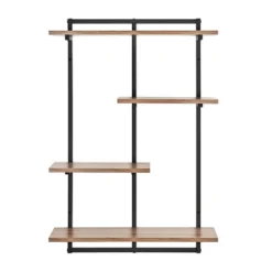 34.5" X 23.6" Rhodes 4 Tier Modern Floating Windowsill Wall Shelf Unit - Danya B. -Home Decoration Series GUEST 7fa4ad96 d06c 466a ada7 a7811b5f6b1a