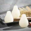 Melon White Pear Candles - Set Of 3 -Home Decoration Series GUEST 81042d1f 09f4 45e1 a646 c6bf7ef2a254