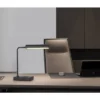 17.5" Metal LED Desk Lamp With Wireless Charging Gray (Includes LED Light Bulb) - Cal Lighting