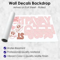 Big Dot Of Happiness 1st Birthday Little Miss Onederful - Peel And Stick Girl First Birthday Party Decoration - Wall Decals Backdrop -Home Decoration Series GUEST 83a5288a ef2c 4d1b 803f 4cabcd3cbde5