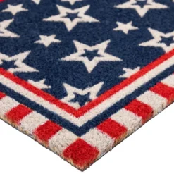 Northlight Blue And Red Americana Stars And Striped Border Coir Outdoor Doormat 18" X 30" 11 Northlight Blue And Red Americana Stars And Striped Border Coir Outdoor Doormat 18" X 30" -Home Decoration Series GUEST 84902872 c43c 4bea b5b4 f8d3df280ff3