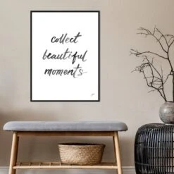 22" X 30" Collect Beautiful Moments By Karyn Panganiban Framed Canvas Wall Art Black - Amanti Art -Home Decoration Series GUEST 84cfc4da 42a1 4fc3 a5bf edfaf2a40a75