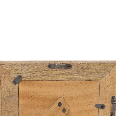 4x6 Inch Barn Quilt Picture Frame Wood, Resin, MDF, Metal & Glass By Foreside Home & Garden 7 4x6 Inch Barn Quilt Picture Frame Wood, Resin, MDF, Metal & Glass By Foreside Home & Garden - Image 5