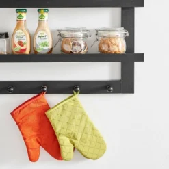 29" X 16" 2 Tier Ledge Wall Shelf Organizer With Five Hanging Hooks Black - Danya B. 23 29" X 16" 2 Tier Ledge Wall Shelf Organizer With Five Hanging Hooks Black - Danya B. -Home Decoration Series GUEST 863d2f0c 1eee 4cfa af66 f59cef96deb1