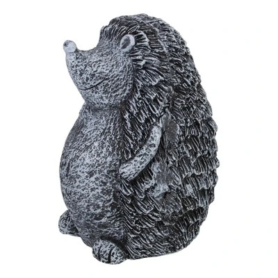 Northlight 15" Gray Standing Hedgehog Outdoor Garden Statue 6 Northlight 15" Gray Standing Hedgehog Outdoor Garden Statue - Image 4