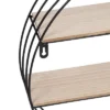 Honey-Can-Do Round Metal And MDF Wall Shelf Black 1 Honey-Can-Do Round Metal And MDF Wall Shelf Black -Home Decoration Series GUEST 889a45a6 3ffd 42a3 b7fb a4eeaf98b217