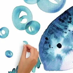 Catcoq Narwhal Giant Peel And Stick Wall Decal - RoomMates -Home Decoration Series GUEST 892e6ce7 4573 47e2 b671 c7487987b58b