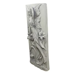 Northlight 31" Ivory Fairy And Lily Flower Wall Plaque -Home Decoration Series GUEST 894cfc74 c22f 4a97 a1bf 9ea4564369a8