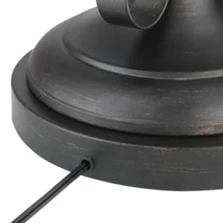 Franklin Iron Works Rustic Floor Lamp 3-Light Tree 65.5" Tall Powder Coated Black Wavy Amber Art Glass Shade For Living Room Bedroom Uplight -Home Decoration Series GUEST 8a94da4e 20e7 482a 9804 611443d4fff1