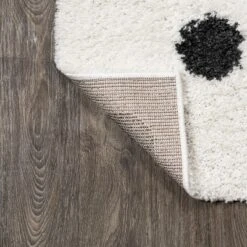 Pere Modern Charcoal Dot Shag Area Rug - JONATHAN Y -Home Decoration Series GUEST 8aeb1d86 a5d1 44be b696 bcd55581d258