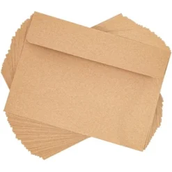 48-Pack Photo Insert Paper Picture Frame With Envelopes Included, Kraft Brown Paper, Holds 4" X 6" Photos -Home Decoration Series GUEST 8b945df9 706a 4f8f 9f86 695a11e7347a