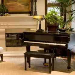 Hastings Home Tiffany Style Bankers LED Desk Lamp – 16" High, Dark Brown -Home Decoration Series GUEST 8e981d48 f045 479c 8cfc 454033900842