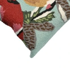 18"x18" Front Porch Square Throw Pillow Blue - Liora Manne -Home Decoration Series GUEST 8eefd1dc a484 4fdc 8ab6 5c415810c1b5