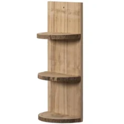 Vintiquewise Natural Wooden Three Sliced Log Wood Shelf Display For Entryway, Kitchen, And Outdoor -Home Decoration Series GUEST 8fcd1abd a095 4d90 8e22 7ea2e4f2c320