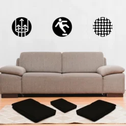 Nevlers Non-Slip Grip Pad For Rugs 8'x10' - Black 11 Nevlers Non-Slip Grip Pad For Rugs 8'x10' - Black -Home Decoration Series GUEST 90ee3aa3 ae75 4e62 b9b8 8cecd11dcf68 2