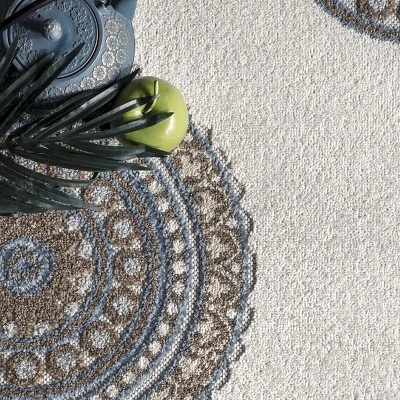 NuLOOM Andi Textured Geometric Indoor And Outdoor Patio Area Rug 7 NuLOOM Andi Textured Geometric Indoor And Outdoor Patio Area Rug - Image 5