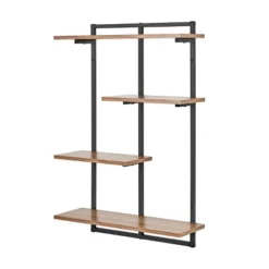 34.5" X 23.6" Rhodes 4 Tier Modern Floating Windowsill Wall Shelf Unit - Danya B. -Home Decoration Series GUEST 91856e47 1cf8 460d 9651 88e4ff2c4801