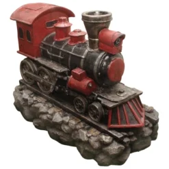Northlight 38" Prelit LED Vintage Locomotive Train Outdoor Patio Garden Water Fountain - Red/Black 6 Northlight 38" Prelit LED Vintage Locomotive Train Outdoor Patio Garden Water Fountain - Red/Black -Home Decoration Series GUEST 9200b3f4 1bc4 41bc acad fa6c08d77ee1