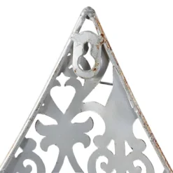 Metal Fleur De Lis Wall Decor With Perforated Details Brown - Olivia & May -Home Decoration Series GUEST 94553532 fb15 46d7 b0c6 1778e26a87db