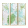Set Of 3 Glass Leaf Tropical Wall Decors With Gold Frame Green - CosmoLiving By Cosmopolitan 1 Set Of 3 Glass Leaf Tropical Wall Decors With Gold Frame Green - CosmoLiving By Cosmopolitan -Home Decoration Series GUEST 94854c2a b56e 4efd 8da4 b4419b101b2a