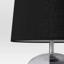 Smoked Glass Table Lamp Black (Includes LED Light Bulb) - Threshold™ 7 Smoked Glass Table Lamp Black (Includes LED Light Bulb) - Threshold™ -Home Decoration Series GUEST 98601f77 85c9 4f8f 8da7 81ac1ada24e3