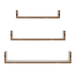 3pc Aalto U-Shaped Floating Wall Shelf Set - Danya B. -Home Decoration Series GUEST 9876726c c862 4fb6 9e7c 3c66069e75e7