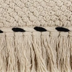 Hand Woven Geo Pattern Wall Art Black Cotton & Wood Dowel By Foreside Home & Garden 9 Hand Woven Geo Pattern Wall Art Black Cotton & Wood Dowel By Foreside Home & Garden -Home Decoration Series GUEST 99b63ae6 1014 443c 9bf1 5680d0c0c697