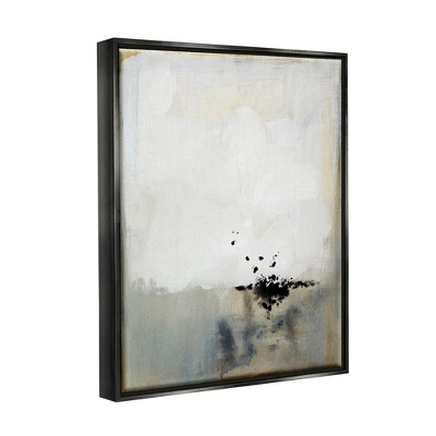 Stupell Industries Neutral Beige Abstract Painting Black Ink Splatter 4 Stupell Industries Neutral Beige Abstract Painting Black Ink Splatter - Image 2