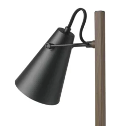 18" Nash Table Lamp With Faux Wood Arm Matte Black - Globe Electric -Home Decoration Series GUEST 9b929bdb 087c 4137 b9e9 e34fc4fec910