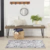 Nourison Washables Contemporary Floral Indoor Non-Skid Area Rug
