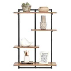 34.5" X 23.6" Rhodes 4 Tier Modern Floating Windowsill Wall Shelf Unit - Danya B. -Home Decoration Series GUEST 9d46e6fe 41ec 4cb2 9d36 9bcdeb9f66a5