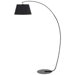 HOMCOM Arched Floor Lamp, Modern Standing Lamp With Foot Switch & Metal Base, Corner Reading Lamps Tall Pole Light For Office Bedroom Living Room -Home Decoration Series GUEST 9edb576d c34b 4b73 8f51 8da3f92d4a51
