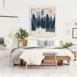 Americanflat A Fox In The Wild By NDTank Wall Tapestry