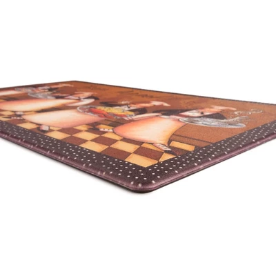 World Rug Gallery Bon Appetit Cushioned Anti-fatigue Kitchen Mat 4 World Rug Gallery Bon Appetit Cushioned Anti-fatigue Kitchen Mat - Image 2