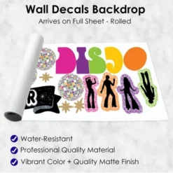 Big Dot Of Happiness 70’s Disco - Peel And Stick 1970s Disco Fever Party Decoration - Wall Decals Backdrop -Home Decoration Series GUEST a0bfe56f a202 49dc 977c cd4046f855eb