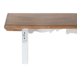 28" X 6" Abberly Wood Decorative Wall Shelf Rustic Brown - Kate & Laurel All Things Decor -Home Decoration Series GUEST a185f89d e4c8 4315 9065 ee279b4683d8