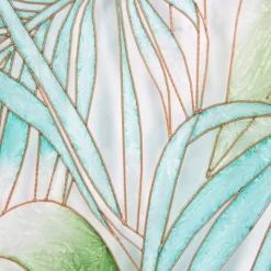 Set Of 3 Glass Leaf Tropical Wall Decors With Gold Frame Green - CosmoLiving By Cosmopolitan -Home Decoration Series GUEST a2a38d9d 3c48 477e 942d 219250876285