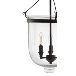 14.5" LED Metal/Glass Semi-Flush Mount Oil Rubbed Bronze - Jonathan Y -Home Decoration Series GUEST a382b658 00e7 4a71 a295 a8afeda9927b